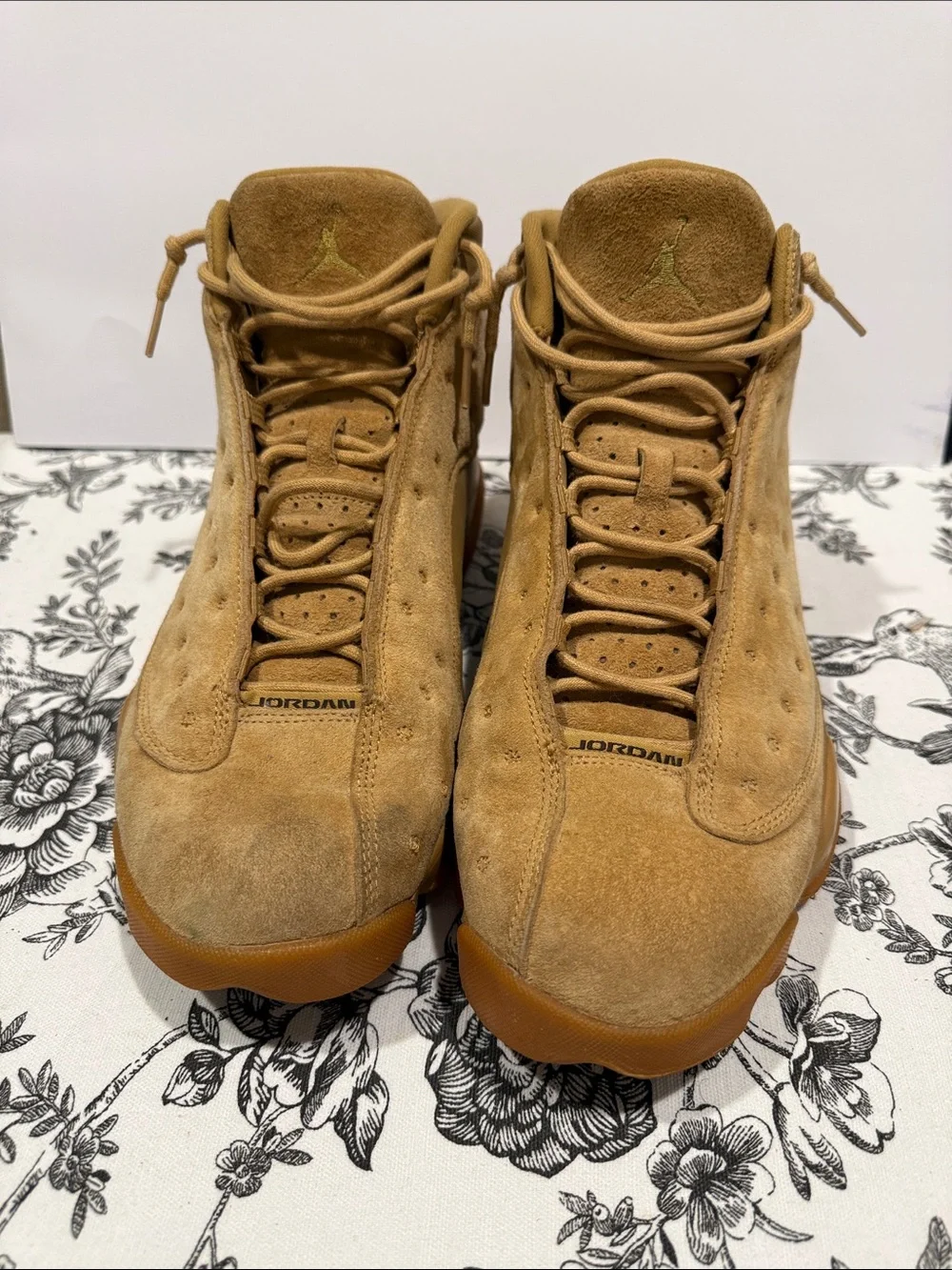 Jordan Men’s Suede Sneakers in Wheat/Tan